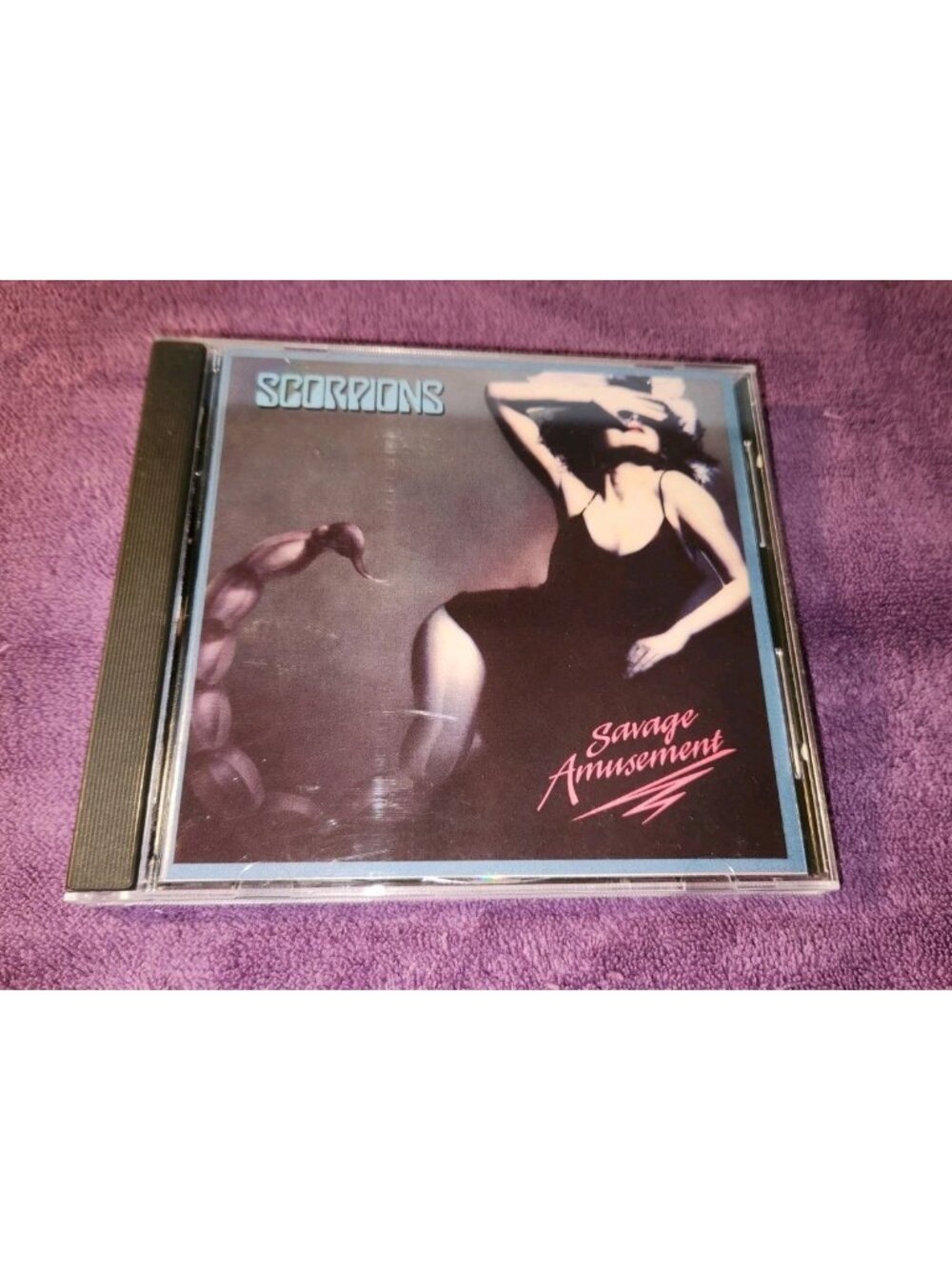 SCORPIONS cd SAVAGE AMUSEMENT  herman rarebell